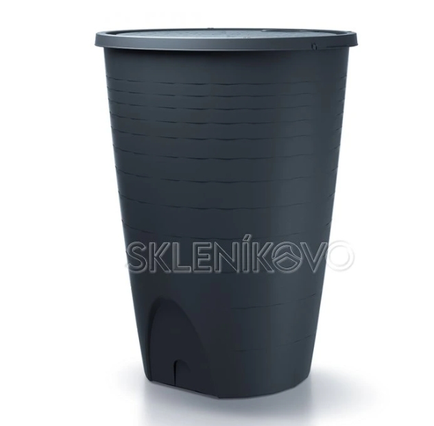 Plastový sud na vodu Peruno antracit 260 l